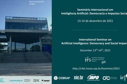 Seminário Internacional em Inteligência Artificial: Democracia e Impactos Sociais
